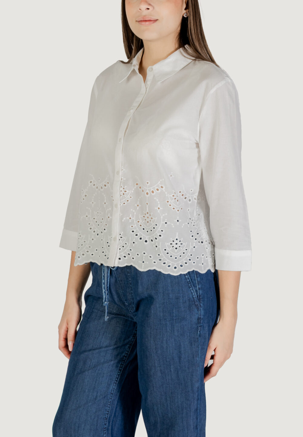 Camicia manica lunga Street One SHIRTCOLLAR Bianco - Foto 2