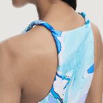 Canotta Desigual REPRIS TS CRIS Celeste - Foto 3
