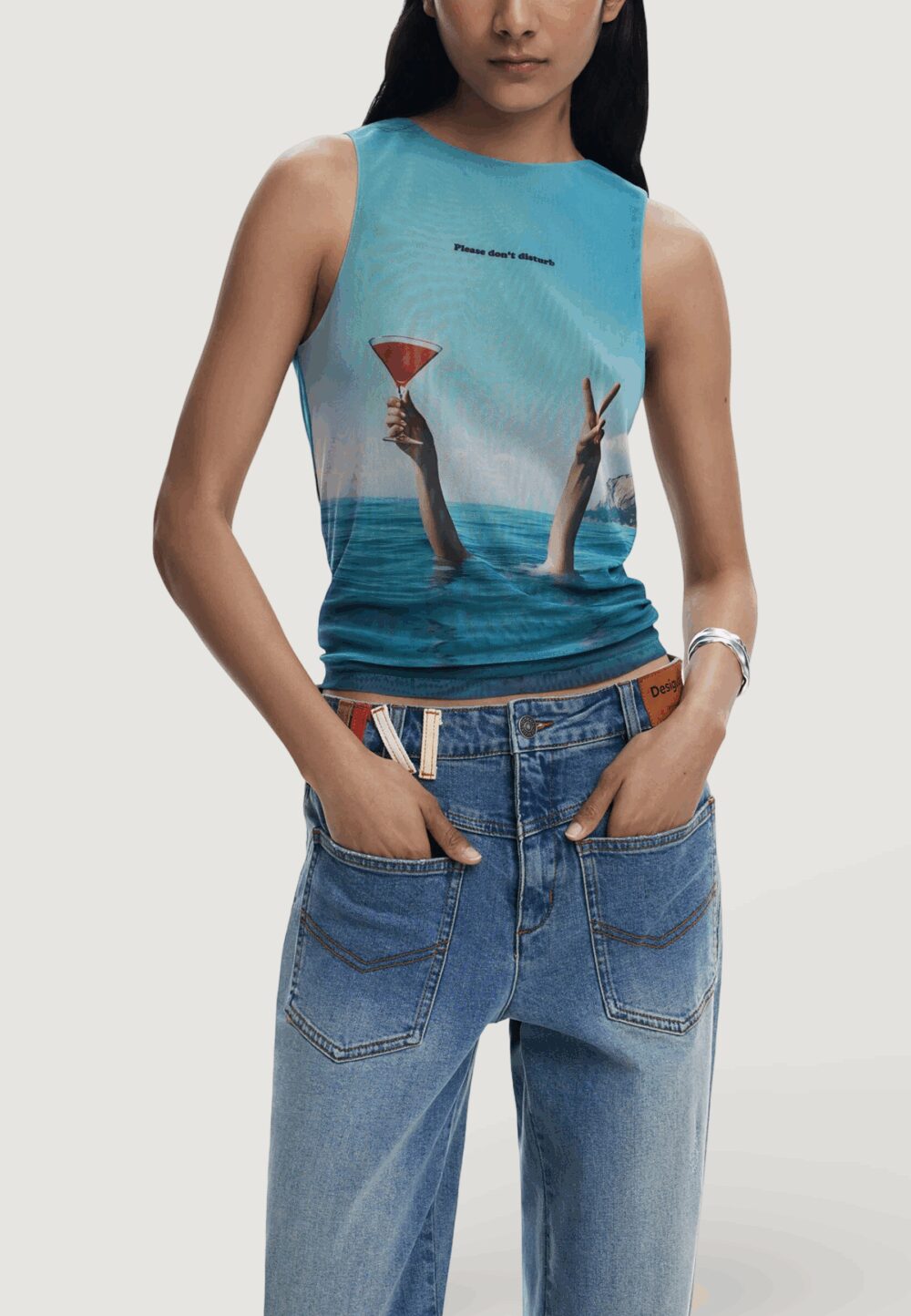 Canotta Desigual REPRIS TS SUMMER Tiffany - Foto 1