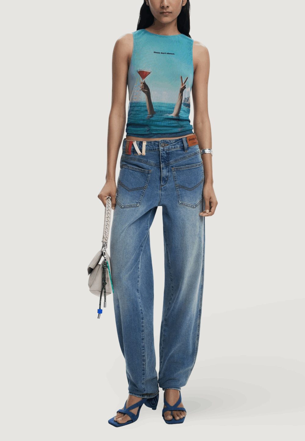 Canotta Desigual REPRIS TS SUMMER Tiffany - Foto 2