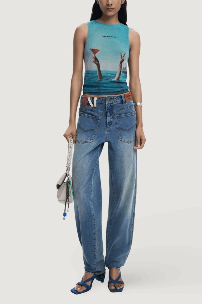 Canotta Desigual REPRIS TS SUMMER Tiffany – 25WWTKX4