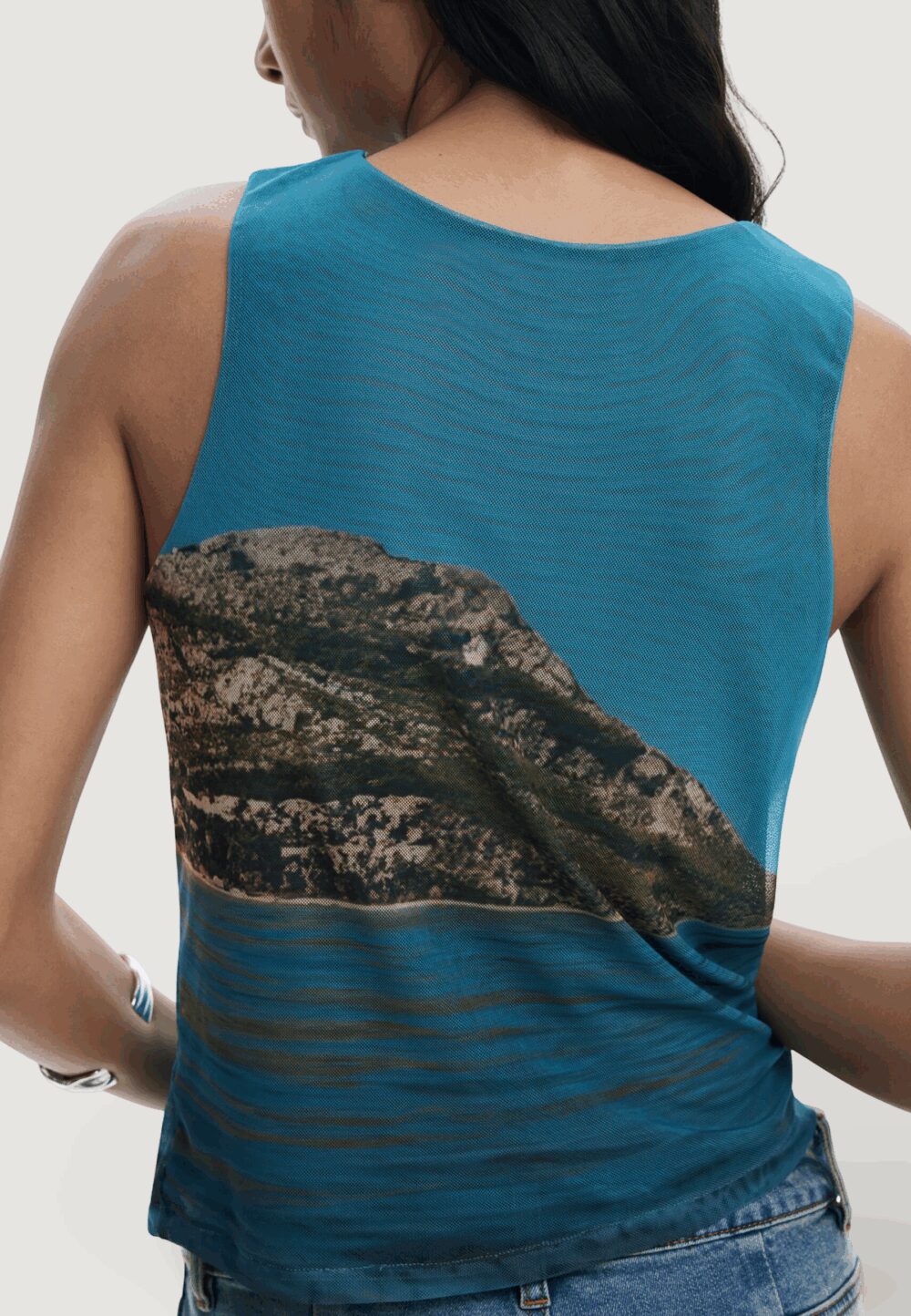 Canotta Desigual REPRIS TS SUMMER Tiffany - Foto 4