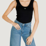 Canotta Guess SL TRIANGLE BLING RIB TANK Nero - Foto 1