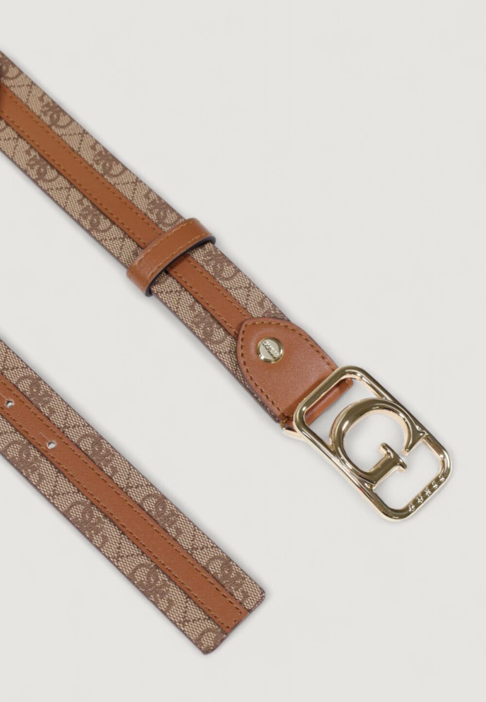 Cinta Guess ZAMIRA NOT REVERSIBLE H35 Beige scuro - Foto 4
