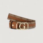 Cinta Guess ZAMIRA NOT REVERSIBLE H35 Beige scuro - Foto 3