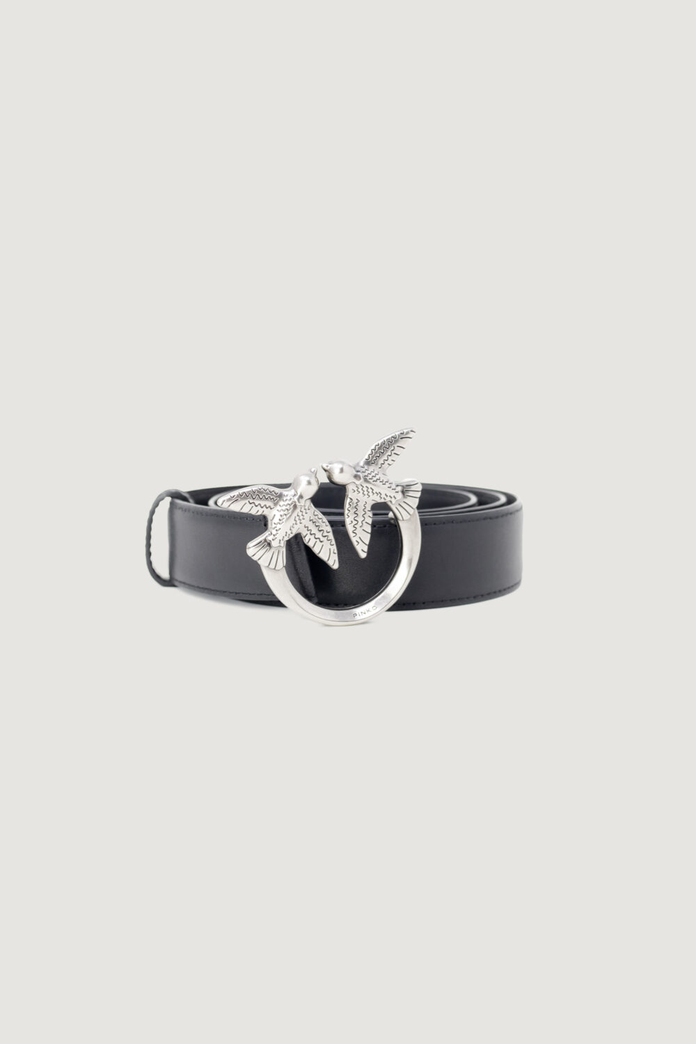 Cinta Pinko LOVE BERRY H3 VITELLO SETA Nero - Foto 1