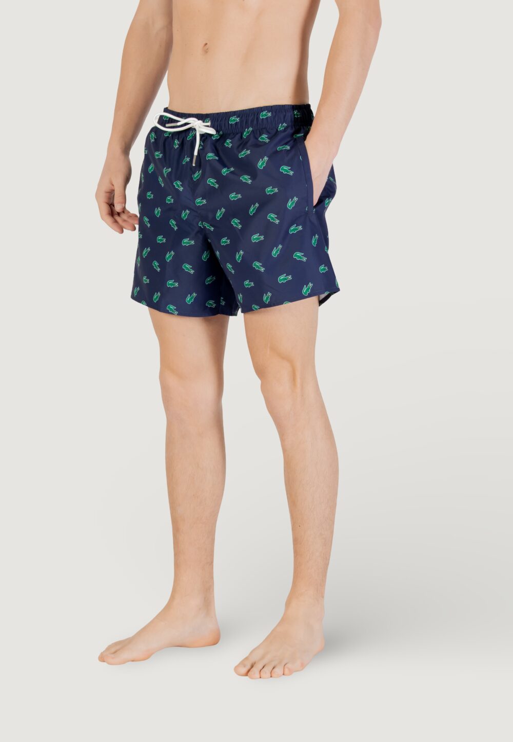 Costume boxer LACOSTE  Blue scuro - Foto 2