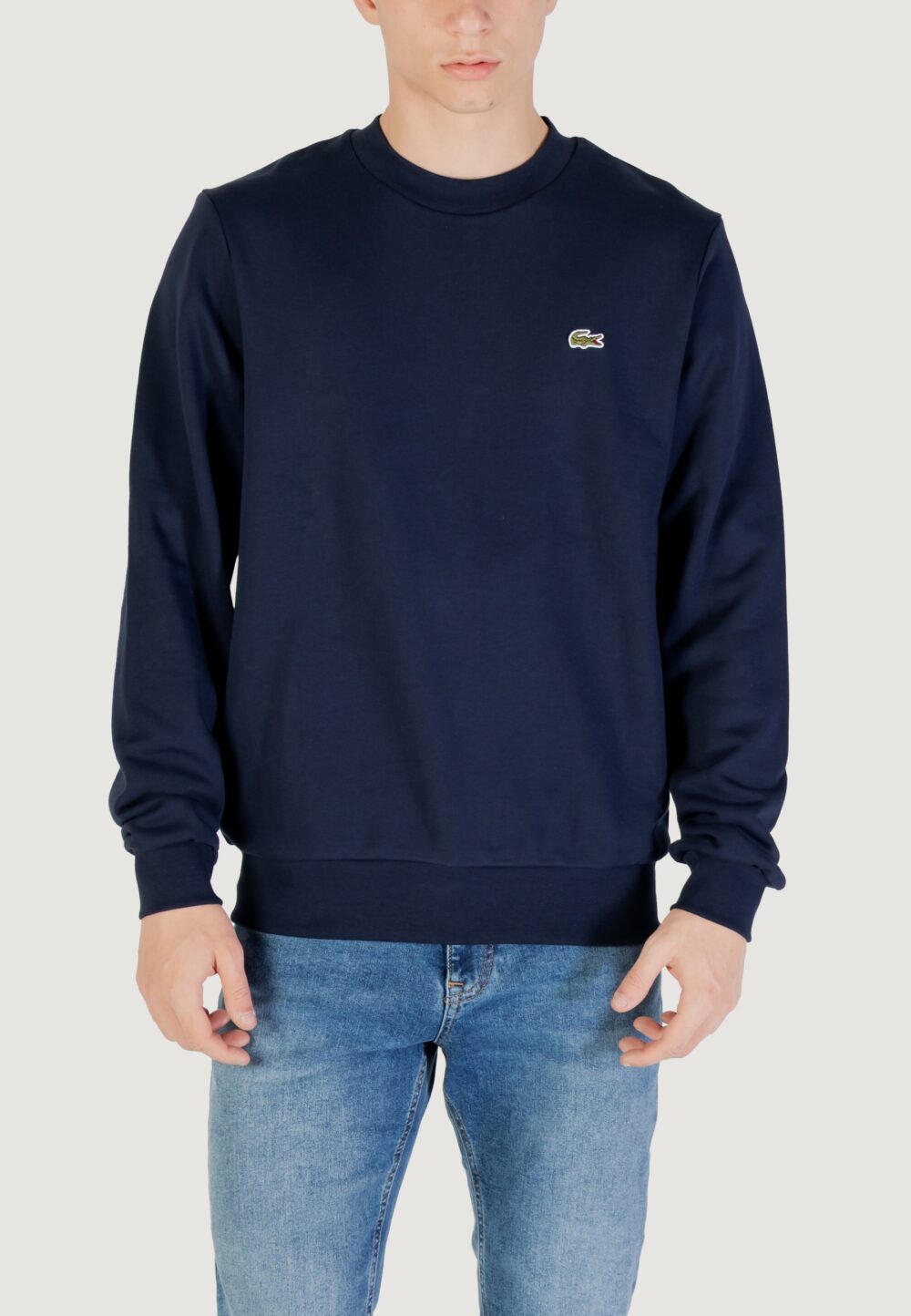 Felpa senza cappuccio LACOSTE  Blue scuro - Foto 1