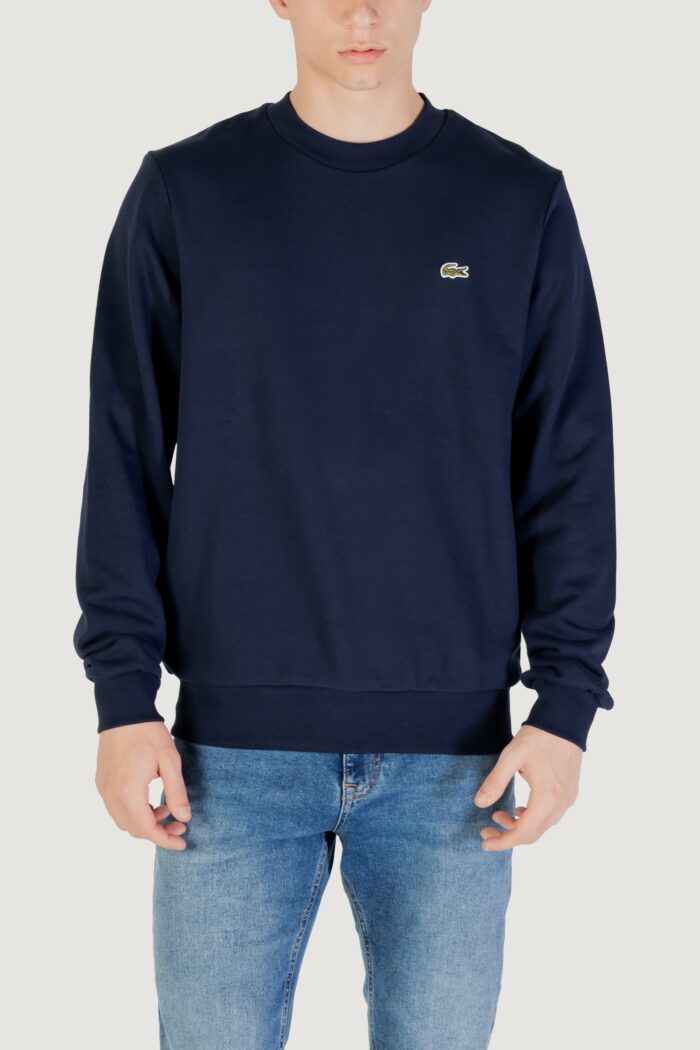 Felpa senza cappuccio Lacoste  Blue scuro – SH9801-00