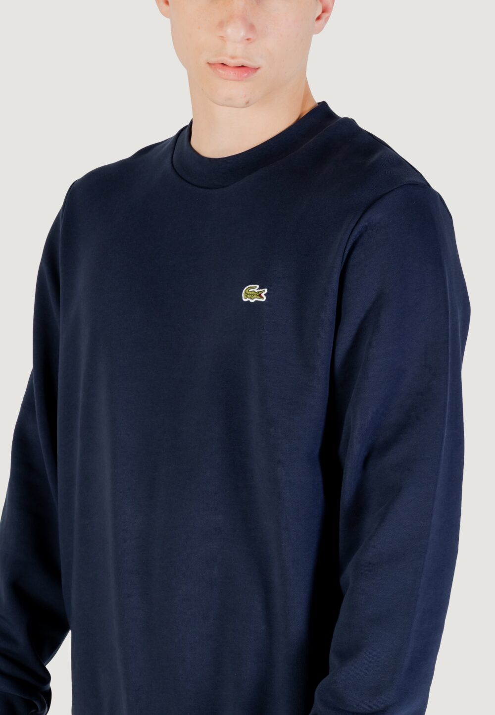 Felpa senza cappuccio LACOSTE  Blue scuro - Foto 2