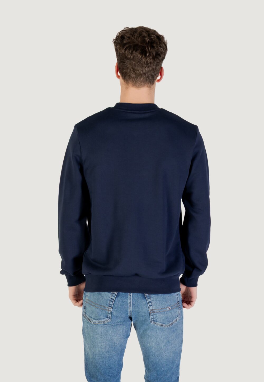 Felpa senza cappuccio LACOSTE  Blue scuro - Foto 5