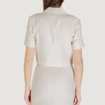 Giacca da completo Jacqueline de Yong Jdyluna S/S Cropped Blazer Tlr Avorio - Foto 5