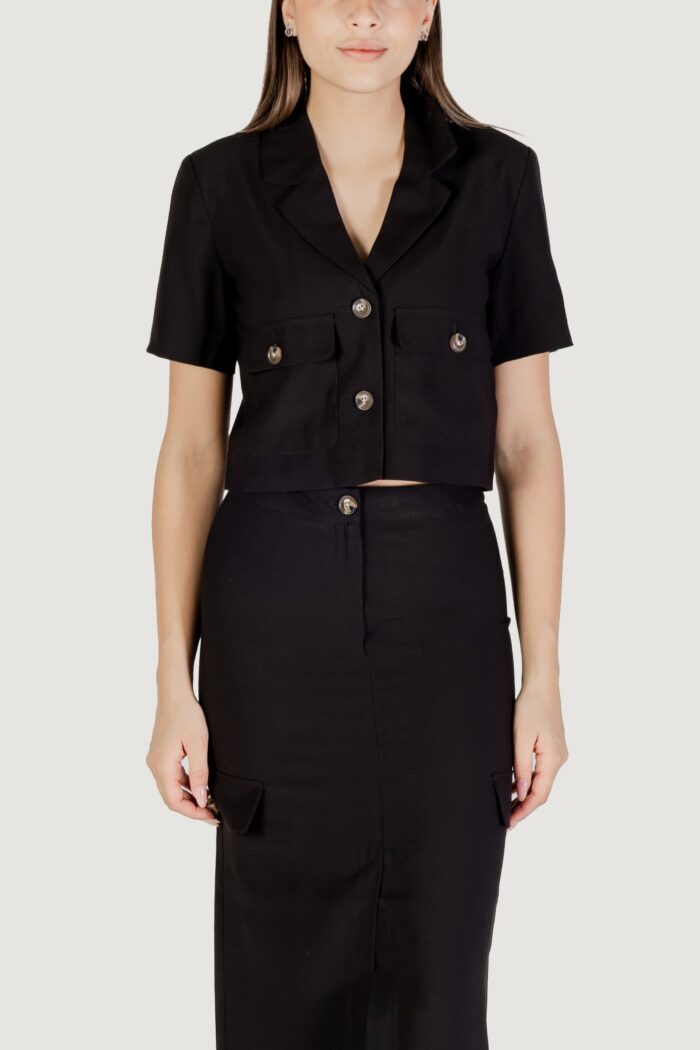 Giacca da completo Jacqueline De Yong Jdyluna S/S Cropped Blazer Tlr Nero