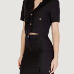 Giacca da completo Jacqueline de Yong Jdyluna S/S Cropped Blazer Tlr Nero - Foto 3
