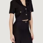Giacca da completo Jacqueline de Yong Jdyluna S/S Cropped Blazer Tlr Nero - Foto 4