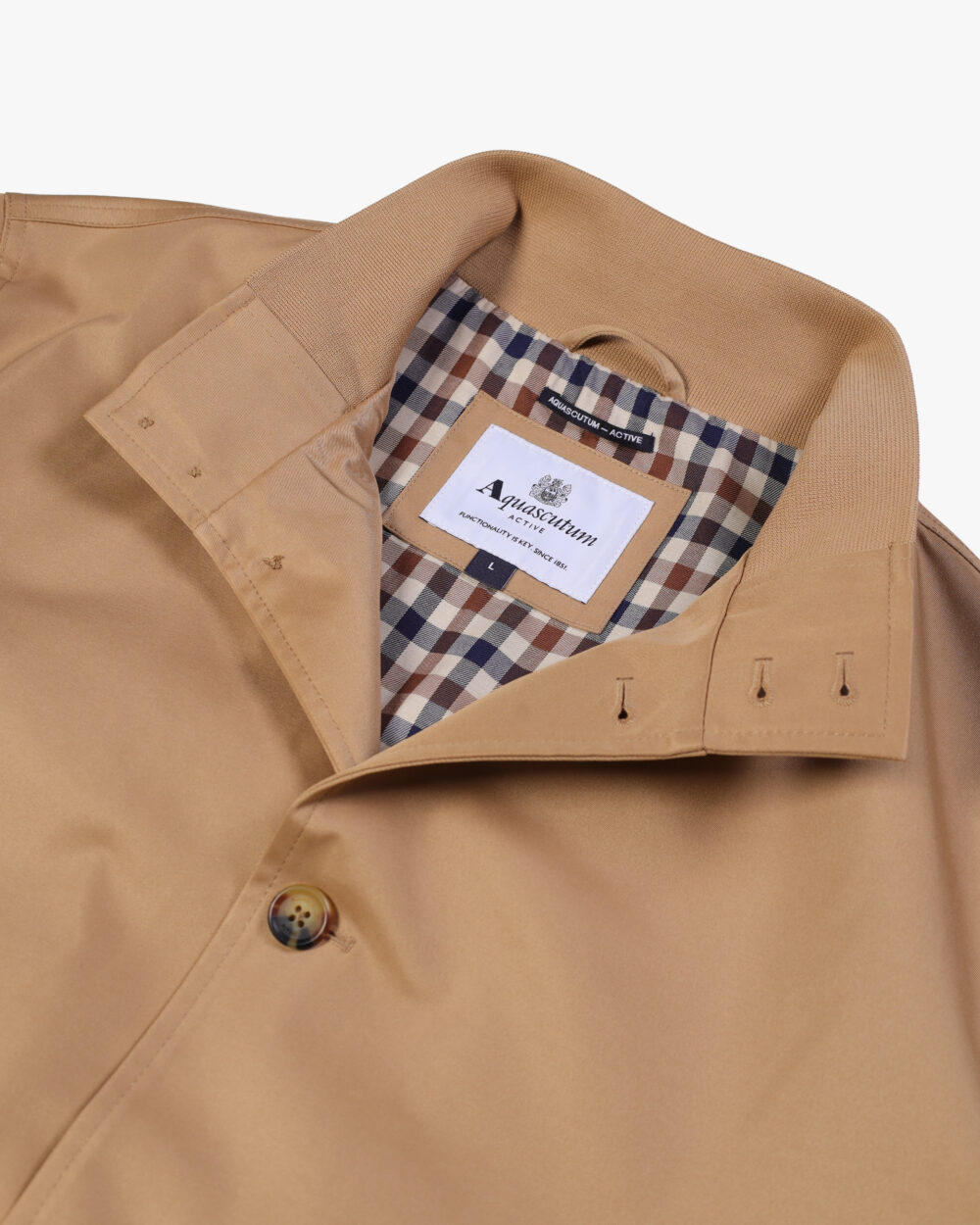 Giacchetto Aquascutum TRAVELLER JACKET Terra - Fango - Foto 3