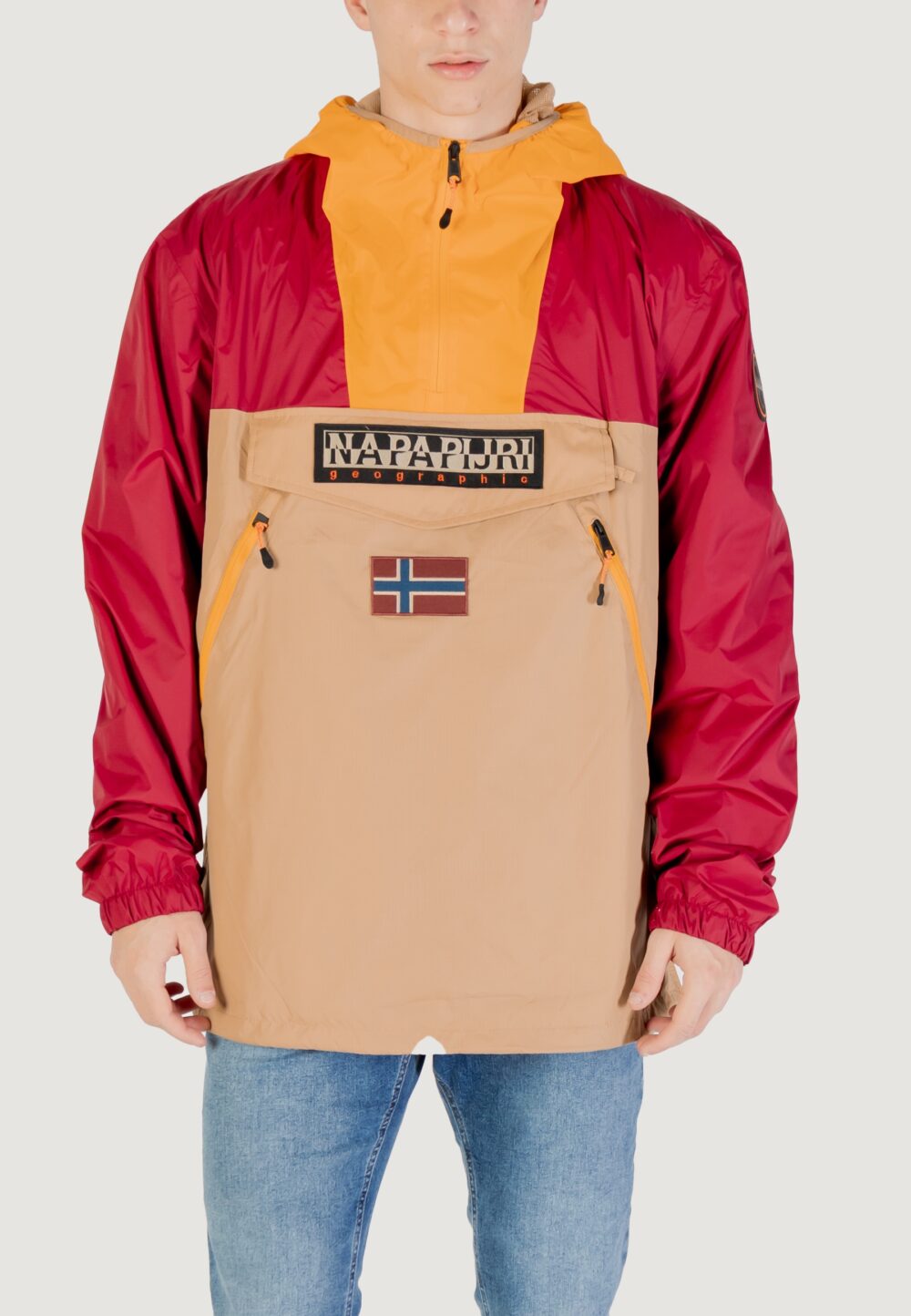 Giacchetto Napapijri RAINFOREST WB PKT V2 Bordeaux - Foto 1