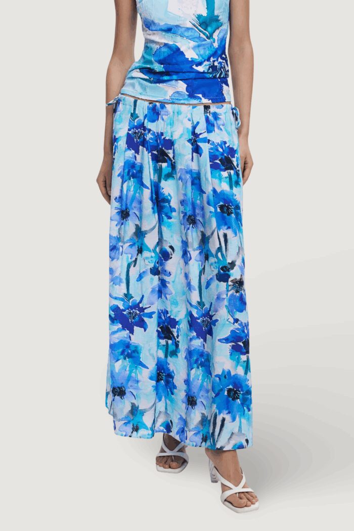 Gonna lunga Desigual SKIRT FIORI Azzurro – 25WWFWX1