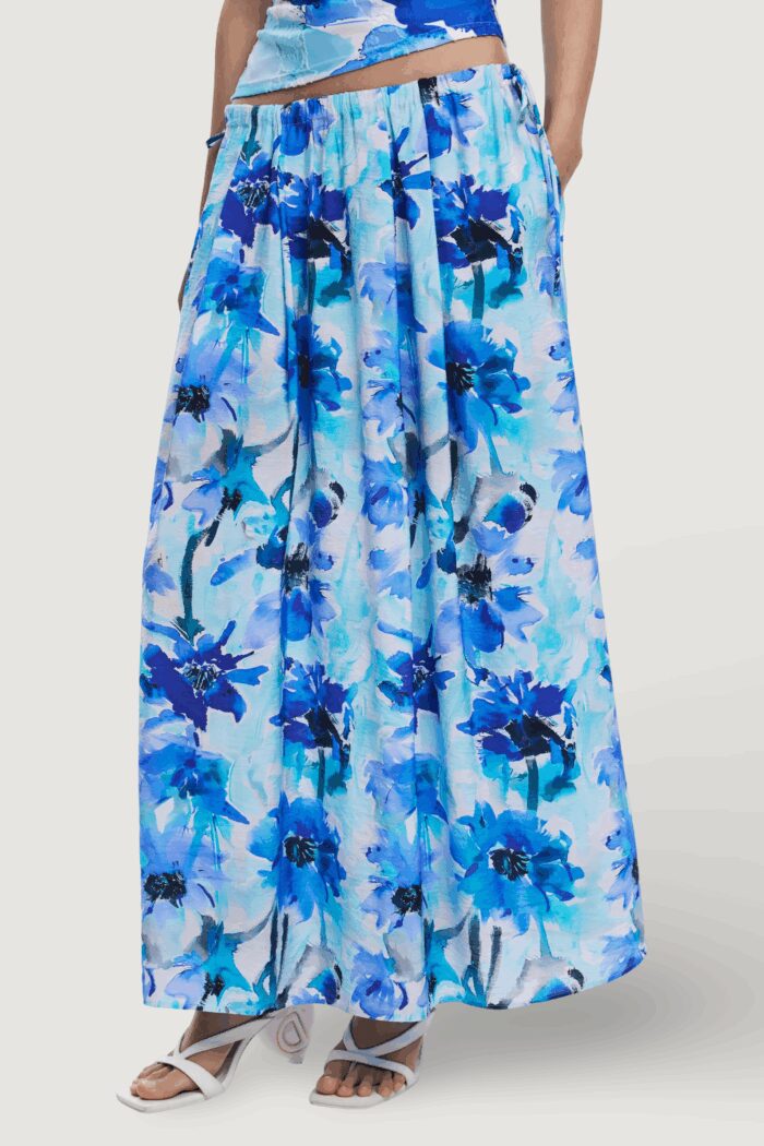 Gonna lunga Desigual SKIRT FIORI Azzurro – 25WWFWX1