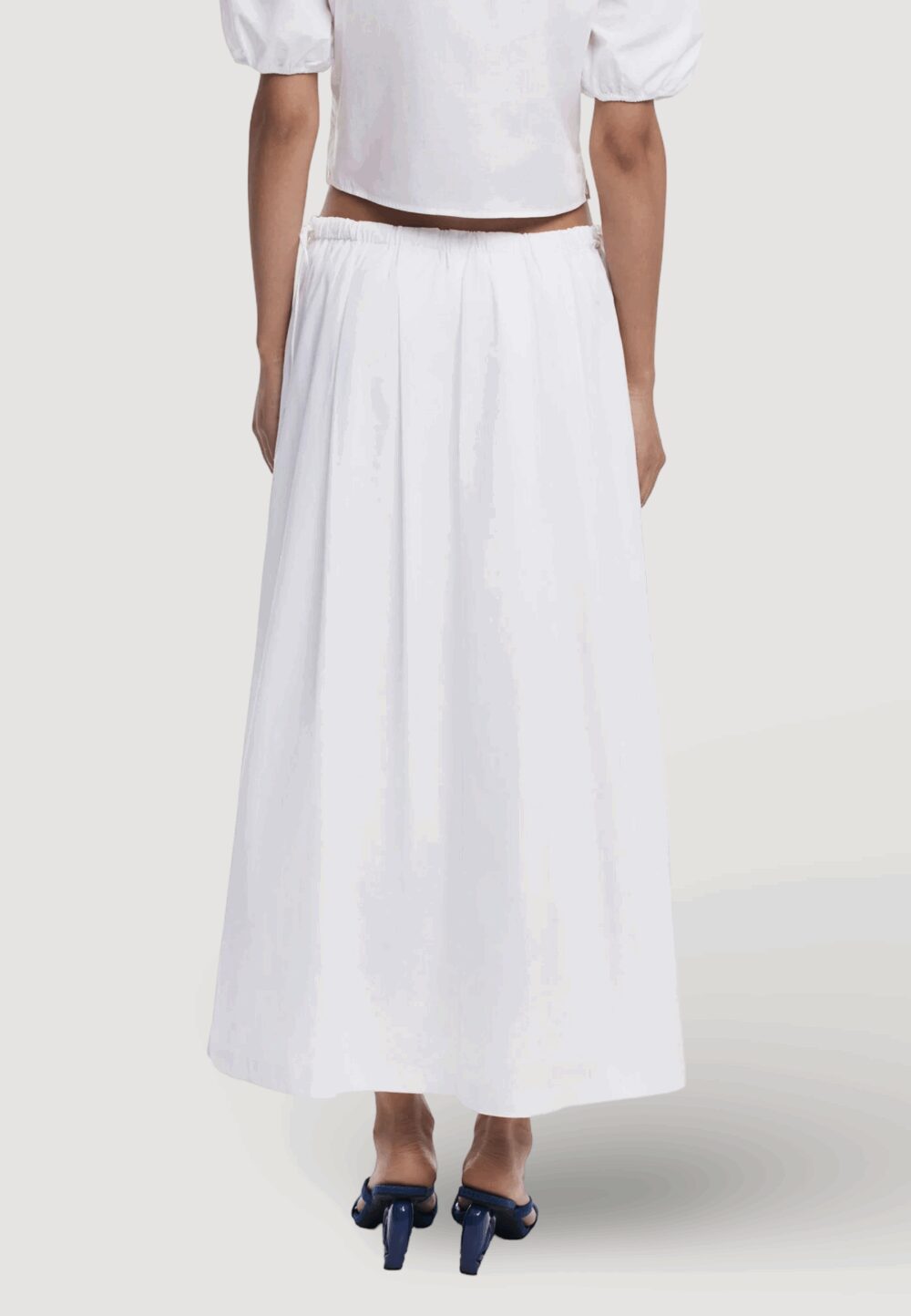 Gonna lunga Desigual SKIRT EMBRO Bianco - Foto 4