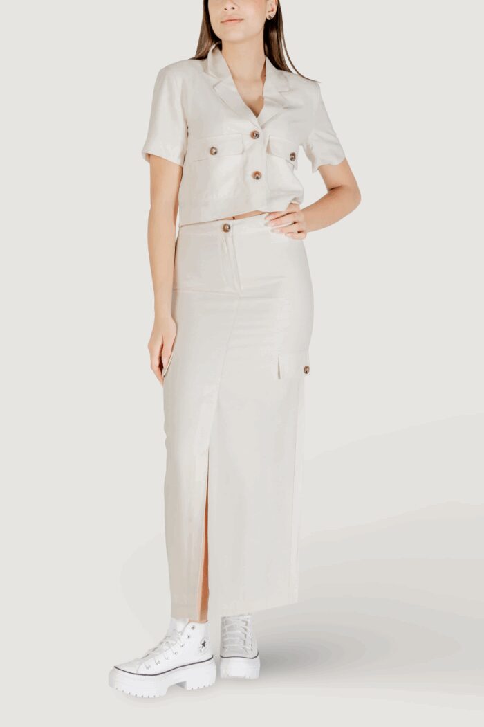 Gonna lunga Jacqueline De Yong Jdyluna Maxi Hw Skirt Tlr Avorio