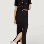 Gonna lunga Jacqueline de Yong Jdyluna Maxi Hw Skirt Tlr Nero - Foto 2