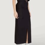 Gonna lunga Jacqueline de Yong Jdyluna Maxi Hw Skirt Tlr Nero - Foto 4