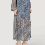 Gonna lunga Only Onlasta Life Slit Ankel Wvn Indigo - Foto 4