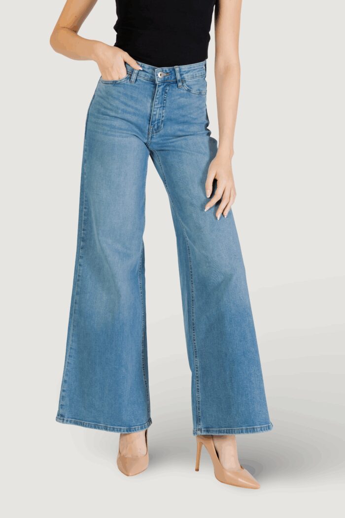 Jeans bootcut Ichi IHTWIGGY WIDE Denim chiaro – 20119022
