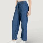Jeans mom Street One STYLE-WIDE LEG HW Blue Denim Scuro - Foto 2