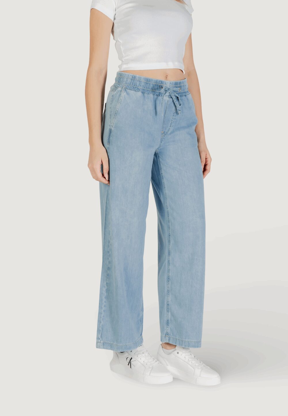 Jeans mom Street One DENIM STYLE-WIDE Denim chiaro - Foto 3