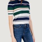 Maglia in filo manica corta Tommy Hilfiger SAILING TOP MULT Blu - Foto 3