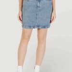 Minigonna ICHI IHAVENY SK Denim chiaro - Foto 1