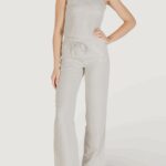 Pantaloni a palazzo Only Onlthalia Life Hw String Wvn Beige chiaro - Foto 2