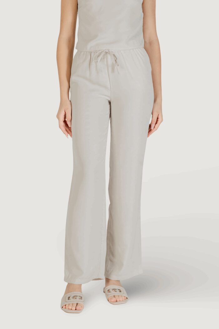Pantaloni a palazzo Only Onlthalia Life Hw String Wvn Beige chiaro – 15349027