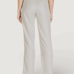 Pantaloni a palazzo Only Onlthalia Life Hw String Wvn Beige chiaro - Foto 5