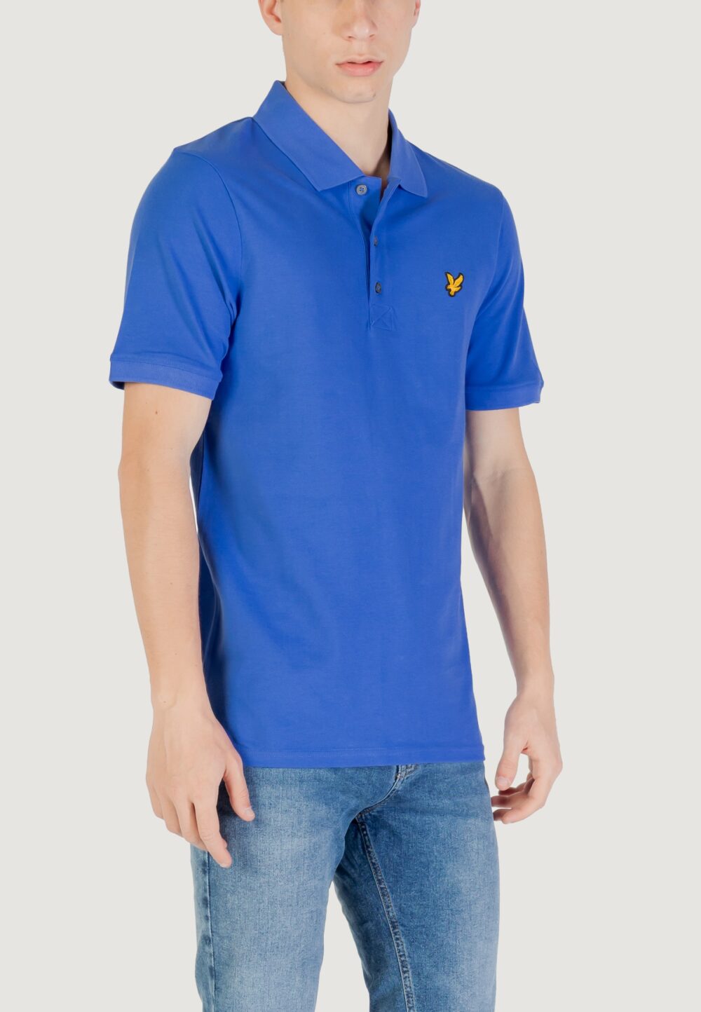 Polo manica corta Lyle & Scott  Azzurro - Foto 3