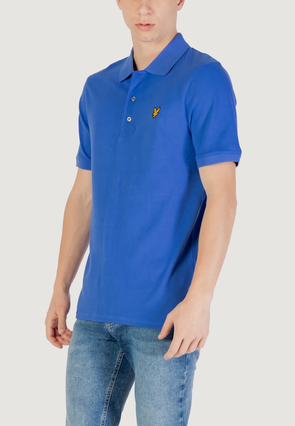 Polo manica corta Lyle & Scott  Azzurro - Foto 4
