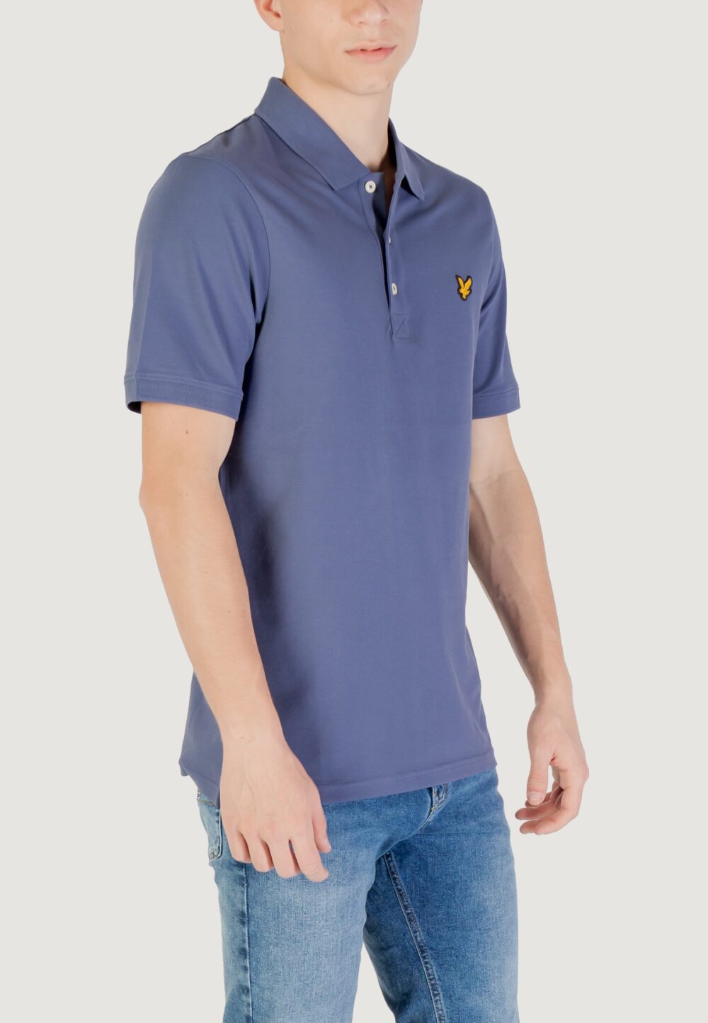 Polo manica corta Lyle & Scott  Indigo - Foto 3
