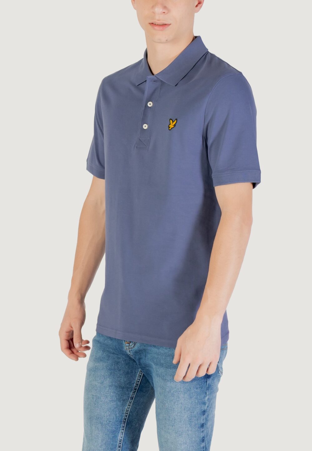 Polo manica corta Lyle & Scott  Indigo - Foto 4