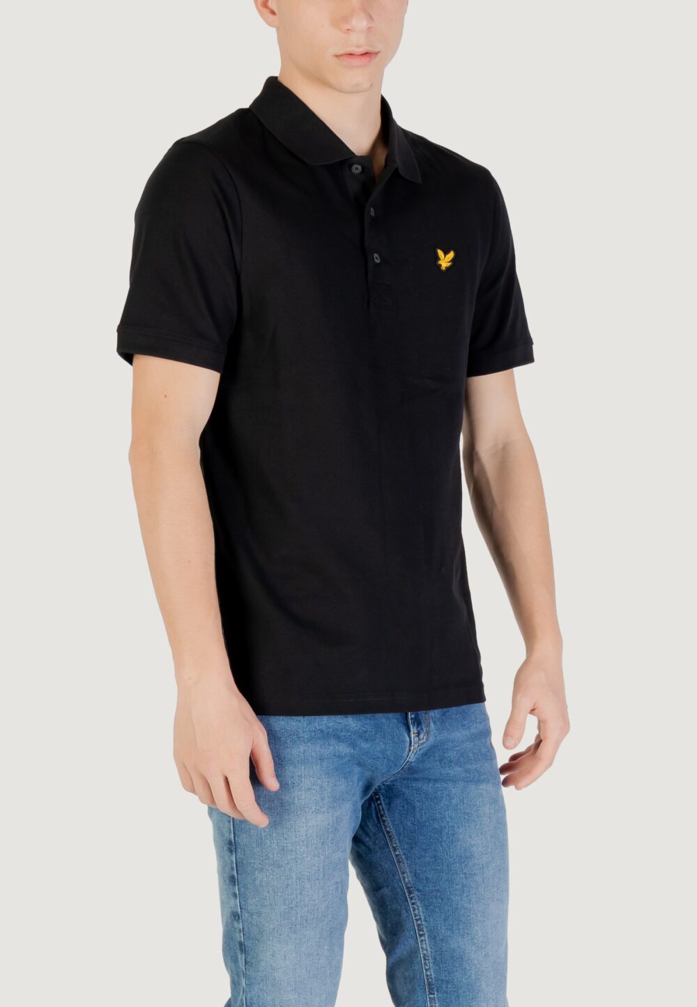 Polo manica corta Lyle & Scott  Nero - Foto 3