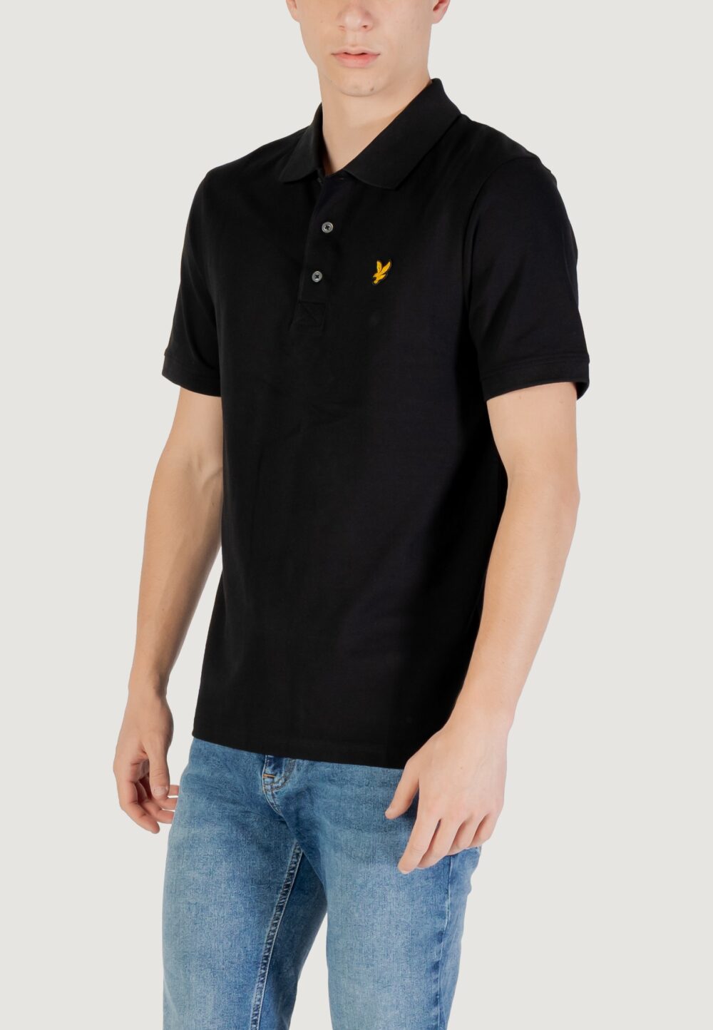 Polo manica corta Lyle & Scott  Nero - Foto 4
