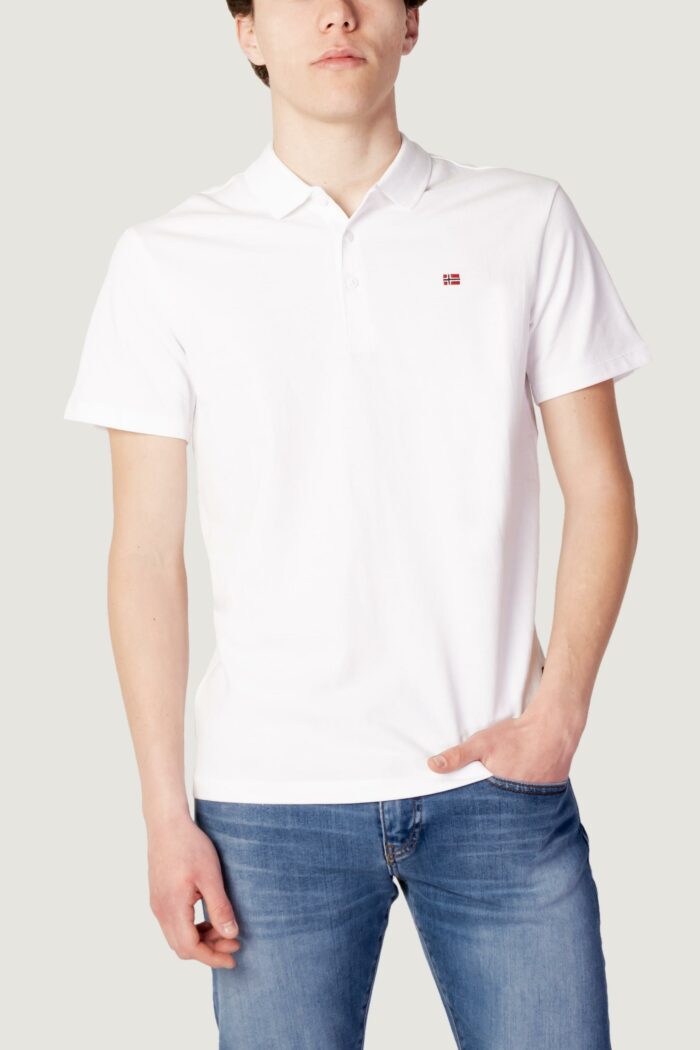Polo manica corta Napapijri EALIS SS SUM Bianco – NP0A4H8B
