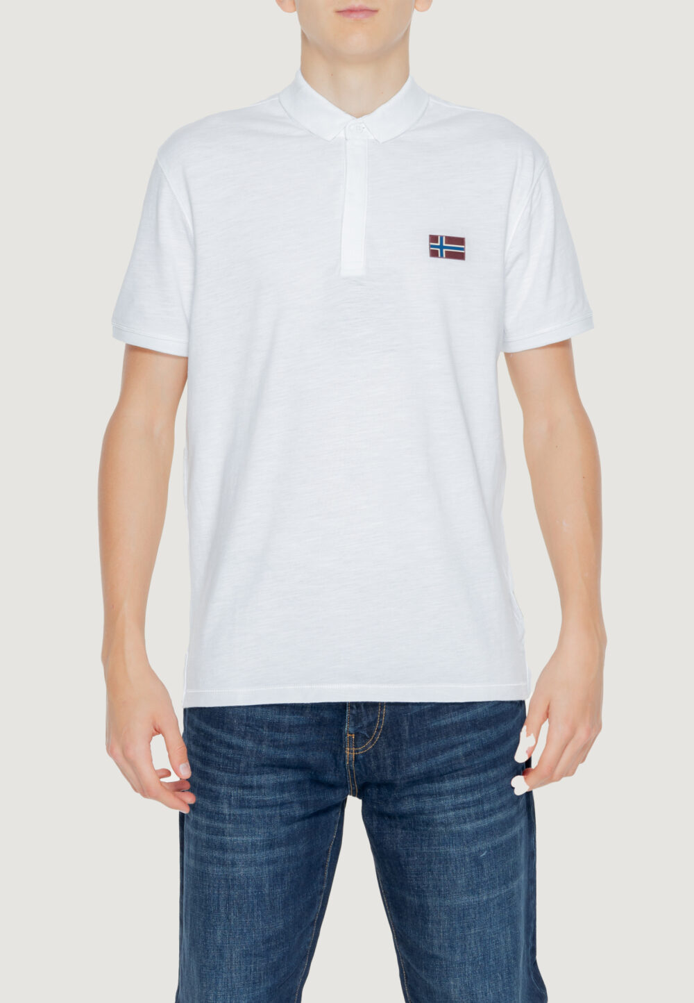 Polo manica corta Napapijri EBEA 2 Bianco - Foto 1