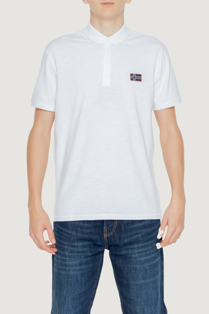 Polo manica corta Napapijri EBEA 2 Bianco – NP0A4HPY