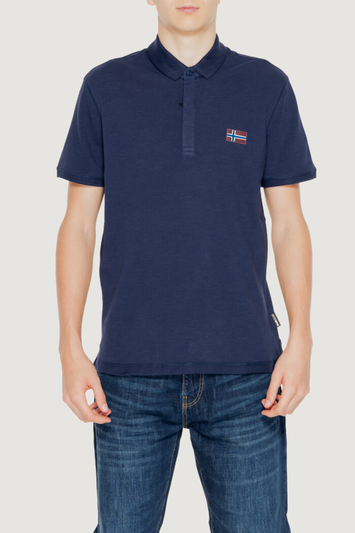 Polo manica corta Napapijri EBEA 2 Blu – NP0A4HPY