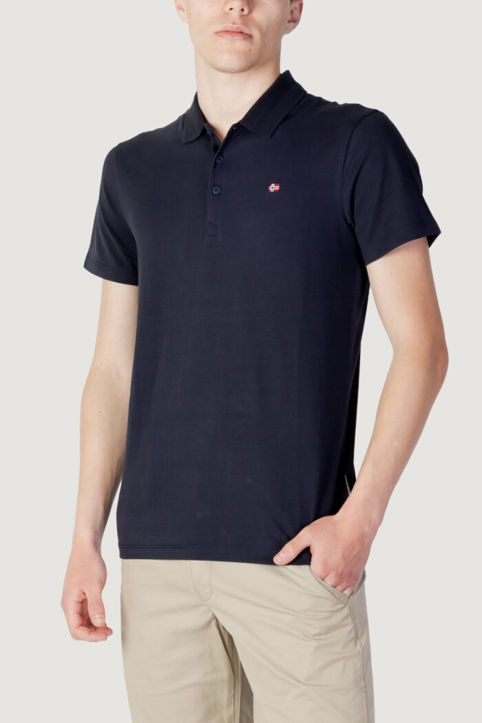 Polo manica corta Napapijri EALIS SS SUM Blu marine – NP0A4H8B