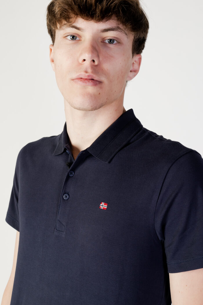 Polo manica corta Napapijri EALIS SS SUM Blu marine – NP0A4H8B