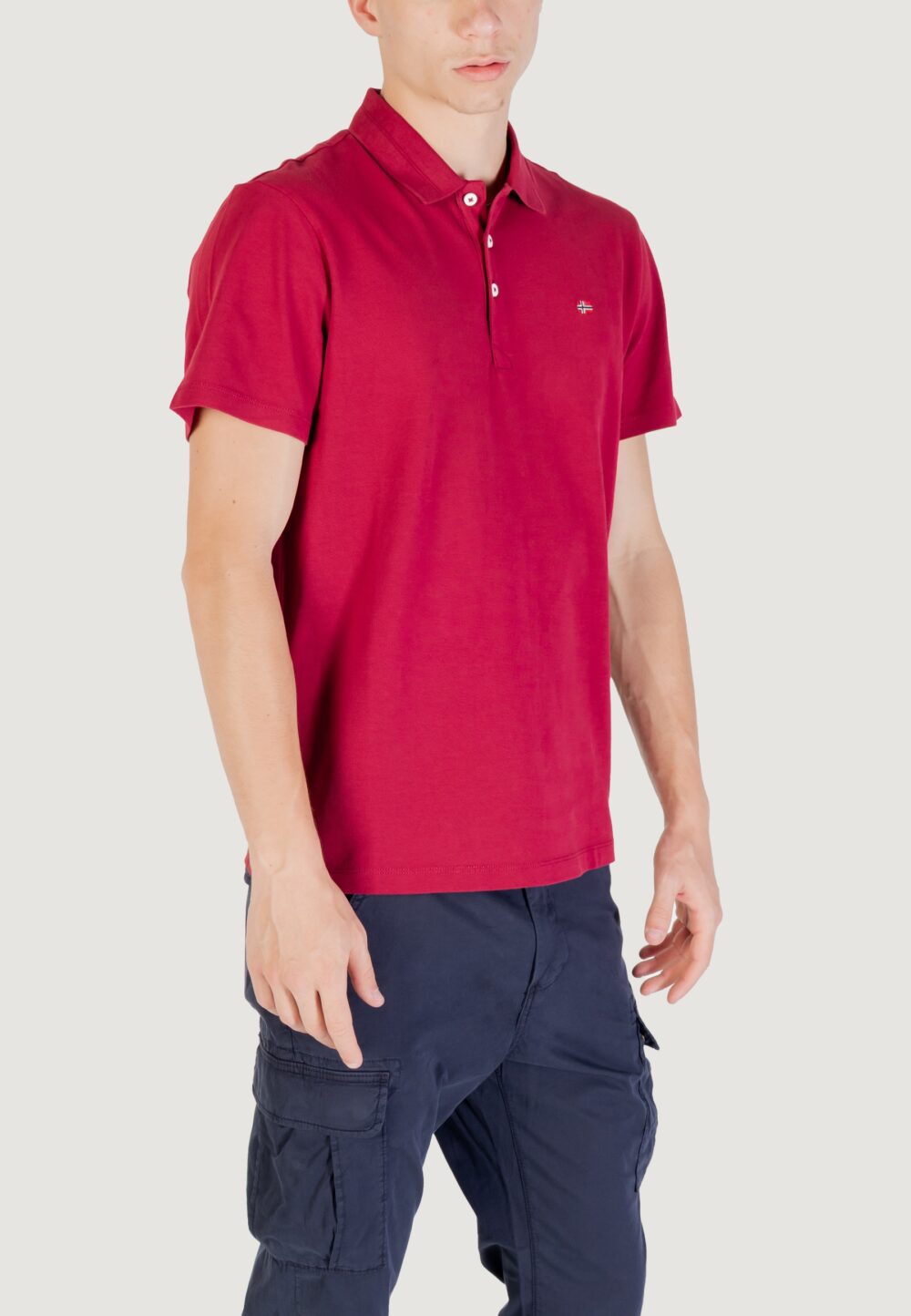 Polo manica corta Napapijri EALIS SS SUM Bordeaux - Foto 3