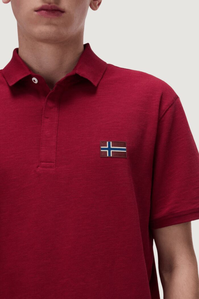 Polo manica corta Napapijri EBEA 2 Bordeaux